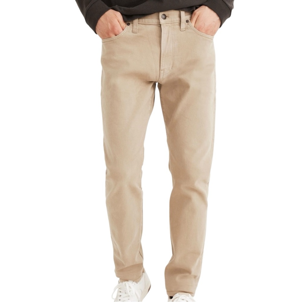 Madewell Men’s Garment Dyed Khaki Slim Jeans 30x30